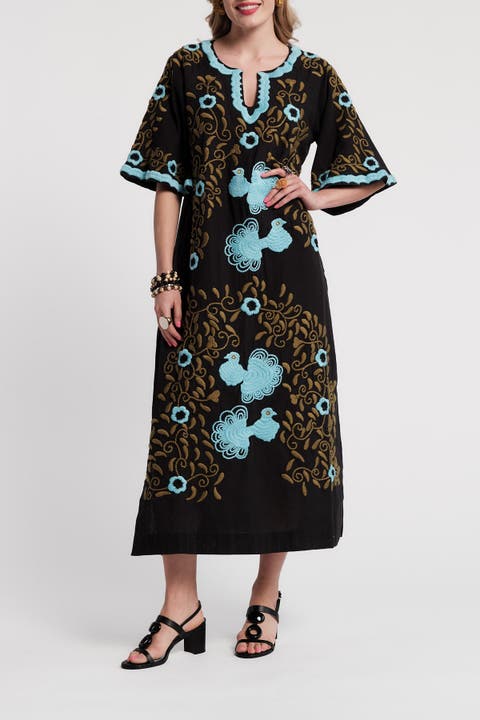 Peacock Caftan