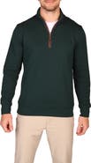 TailorByrd Rib Knit Quarter Zip Pullover
