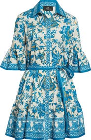 Etro Floral Print Cotton Shirtdress