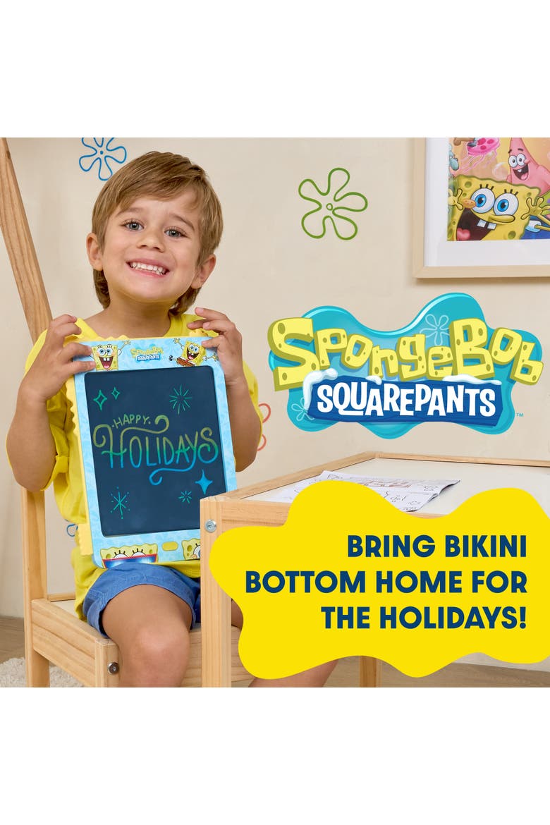 Spongebob Lcd Doodle Writing Tablet, Alternate, color, Blue