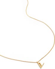 Monica Vinader Initial Pendant Necklace