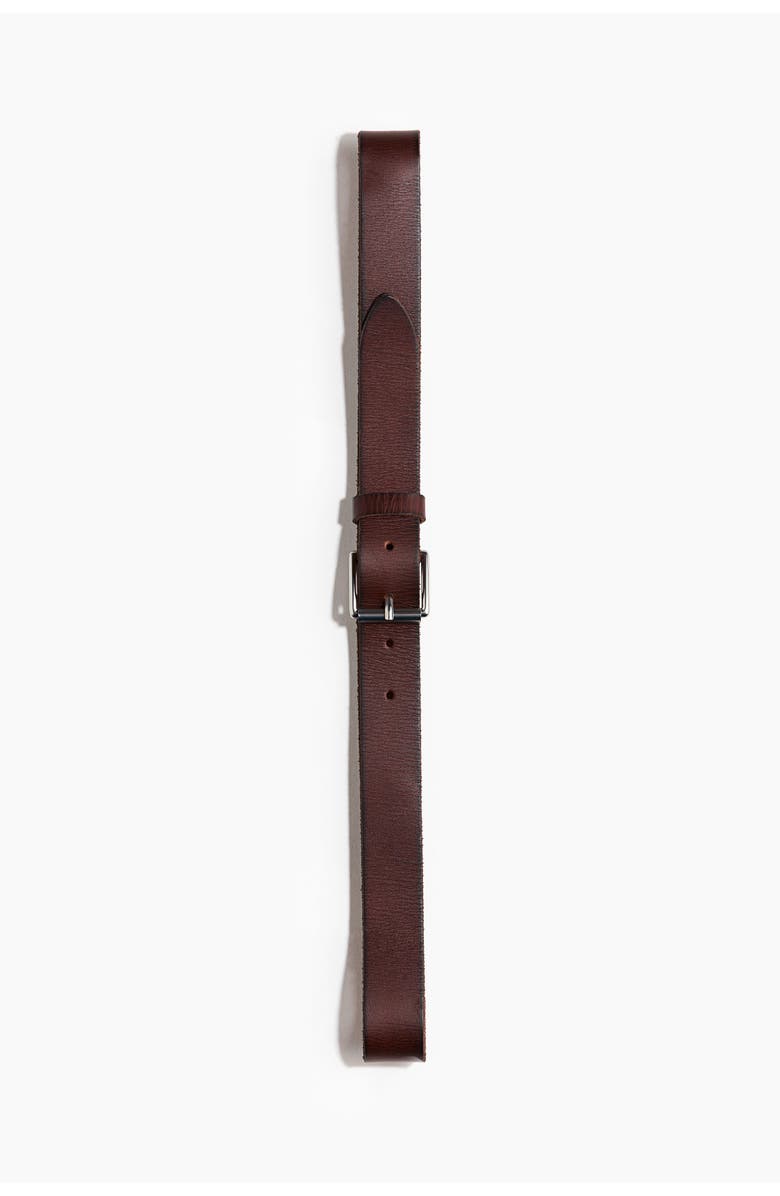 H&M Leather Belt, Main, color, Brown