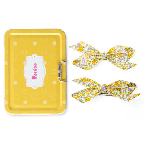 Puttisu 2pc Bow Clip Set