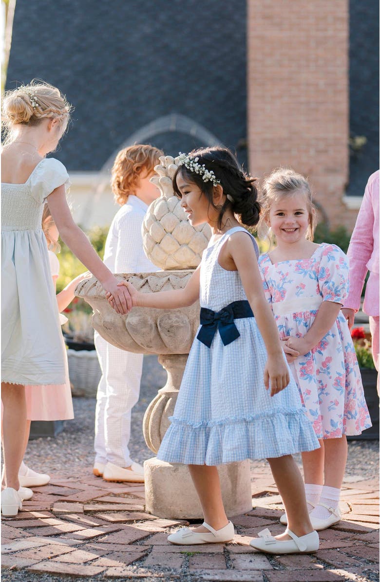 Hope & Henry Girls' Organic Cross Back Party Dress, Kids, Alternate, color,