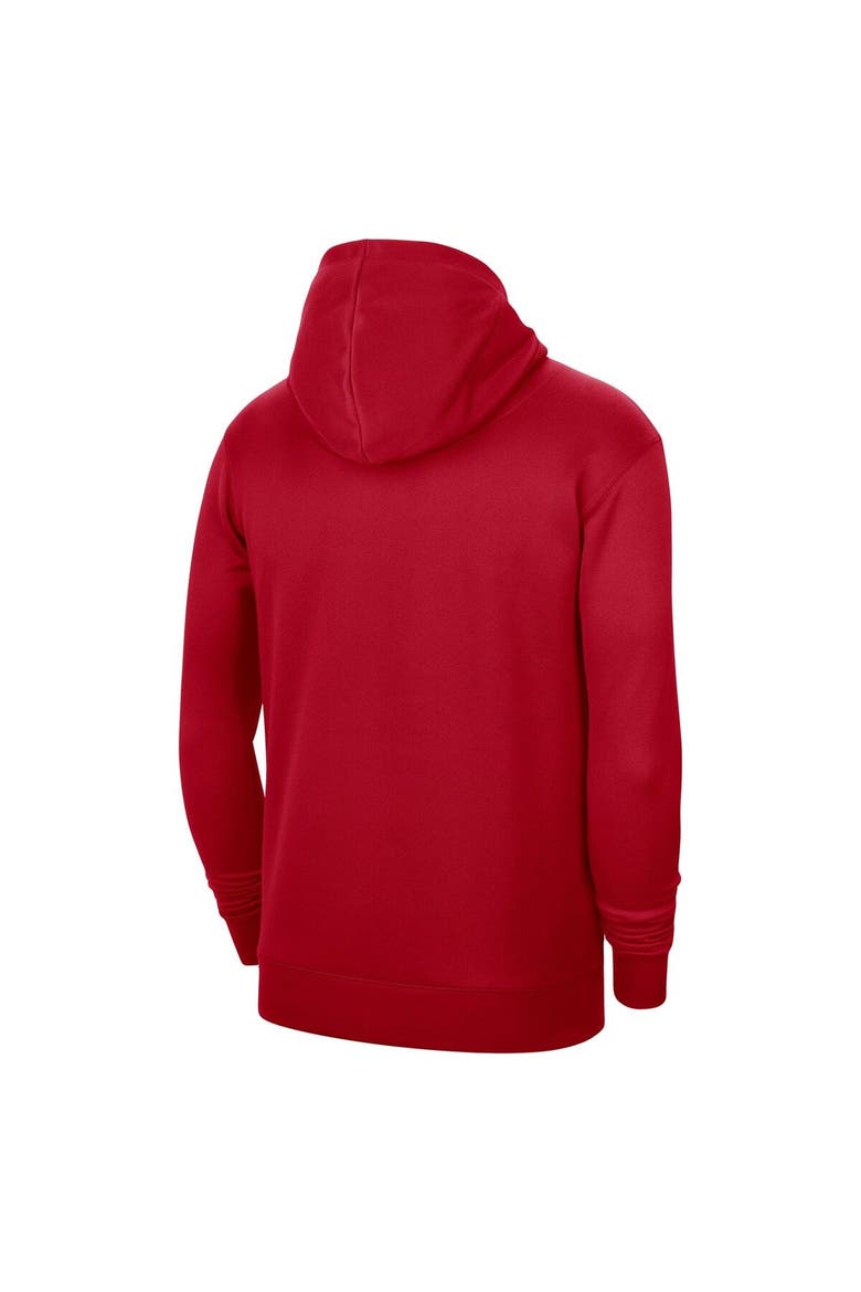 Unisex Nike Red Atlanta Hawks 2023/24 Performance Spotlight On-Court Practice Pullover Hoodie, Alternate, color, Red