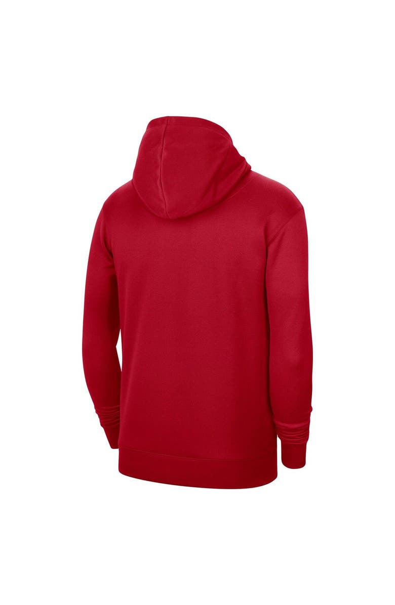 Nike Unisex Nike Red Atlanta Hawks 2023/24 Performance Spotlight On-Court Practice Pullover Hoodie, Alternate, color, Red