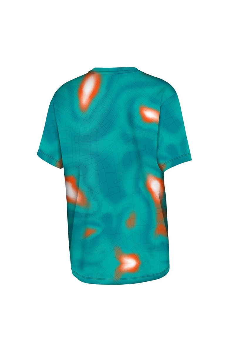 Outerstuff Youth Outerstuff Aqua Miami Dolphins End Zone Dri-Tek T-Shirt, Alternate, color, Aqua
