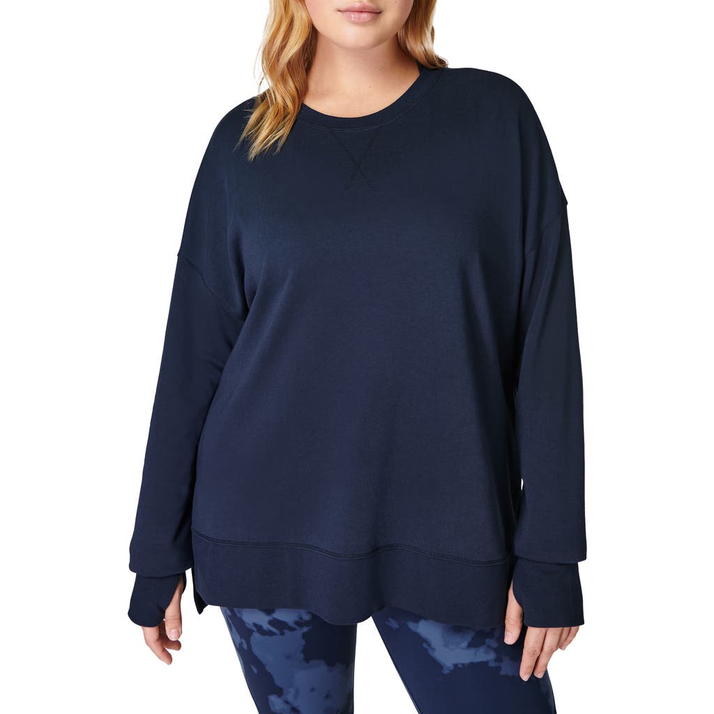 Sweaty Betty After Class Sweatshirt in Navy Blue  product