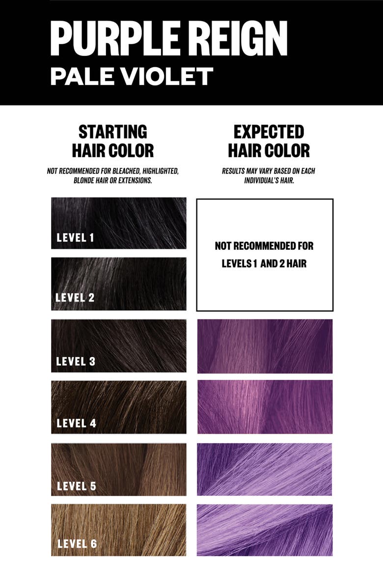 IGK Color Bright One Step Bleach
Color Kit - Purple Reign: Pale Violet, Alternate, color, Pale Violet
