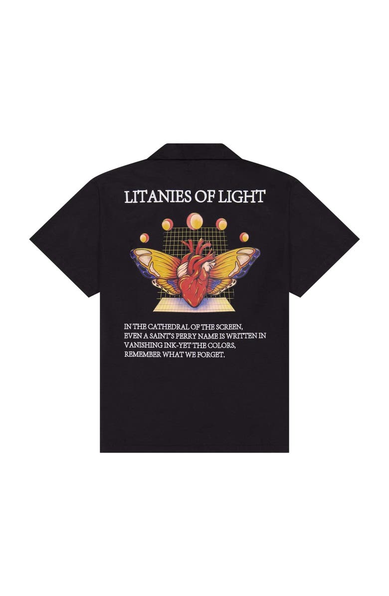 SAINT PERRY Litanies Of Light T-shirt, Alternate, color, Black