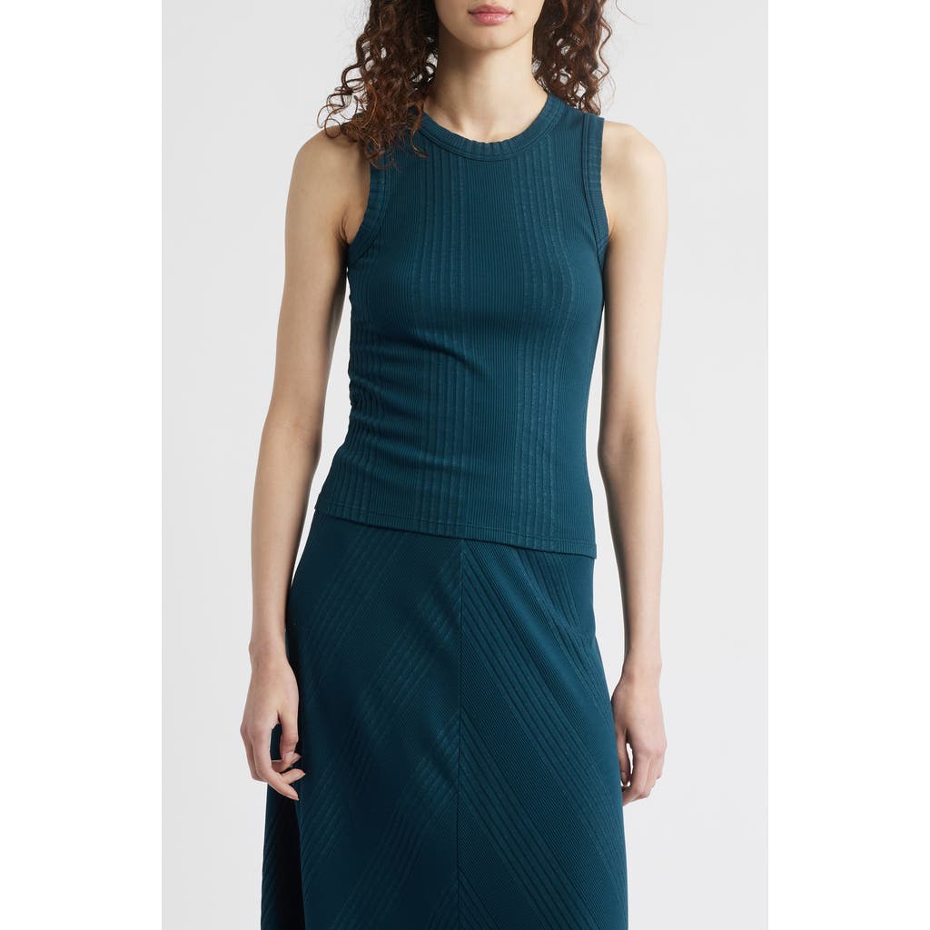 Wyeth Hayes Rib Tank In Blue