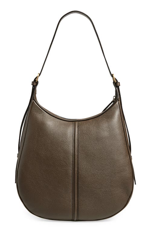 Demellier Siena Leather Hobo Bag In Green