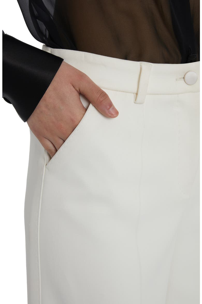 Wide Leg Crepe Pants, Alternate, color, NATURAL WHITE