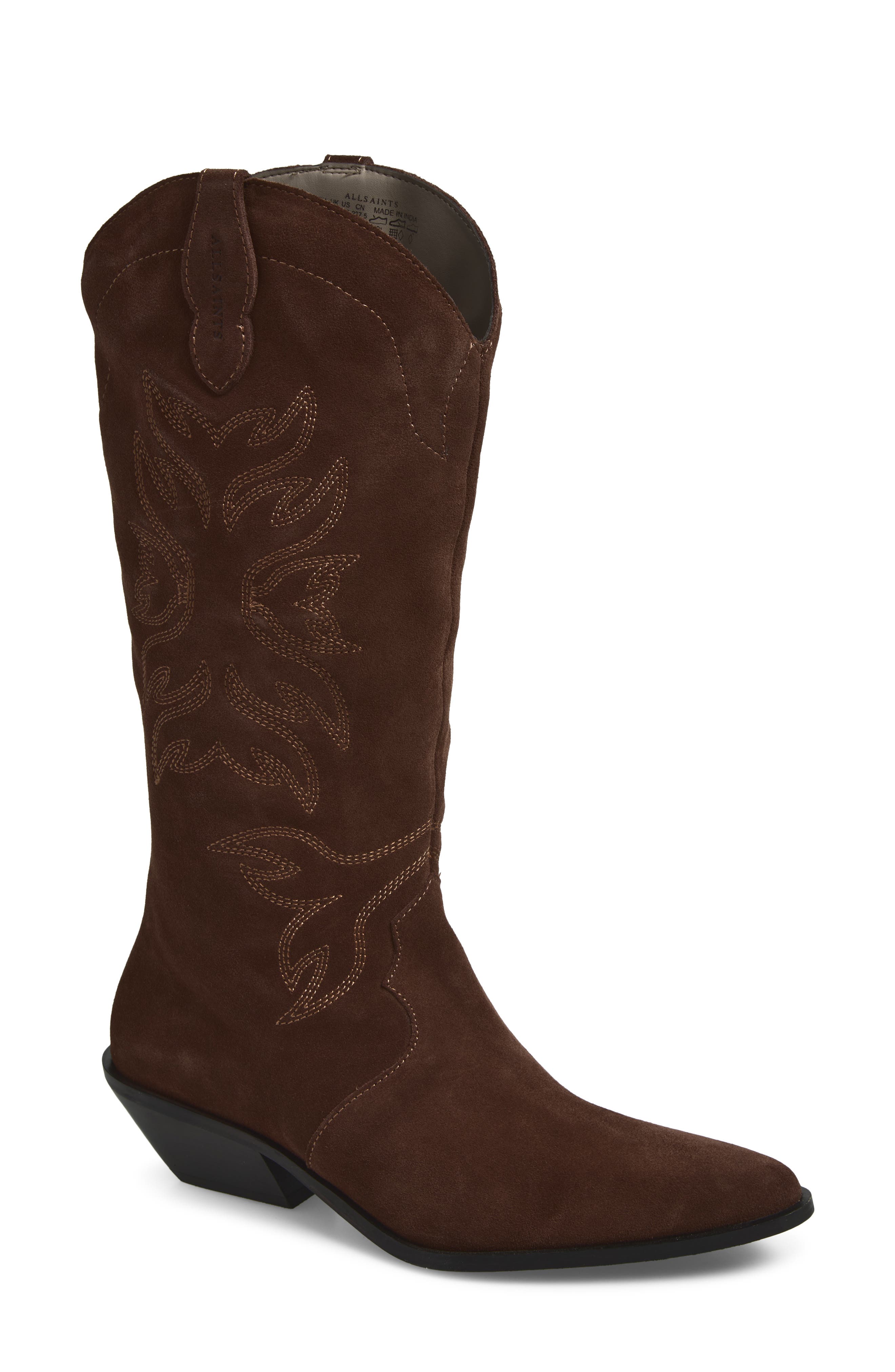 Freya Leather Western Boot