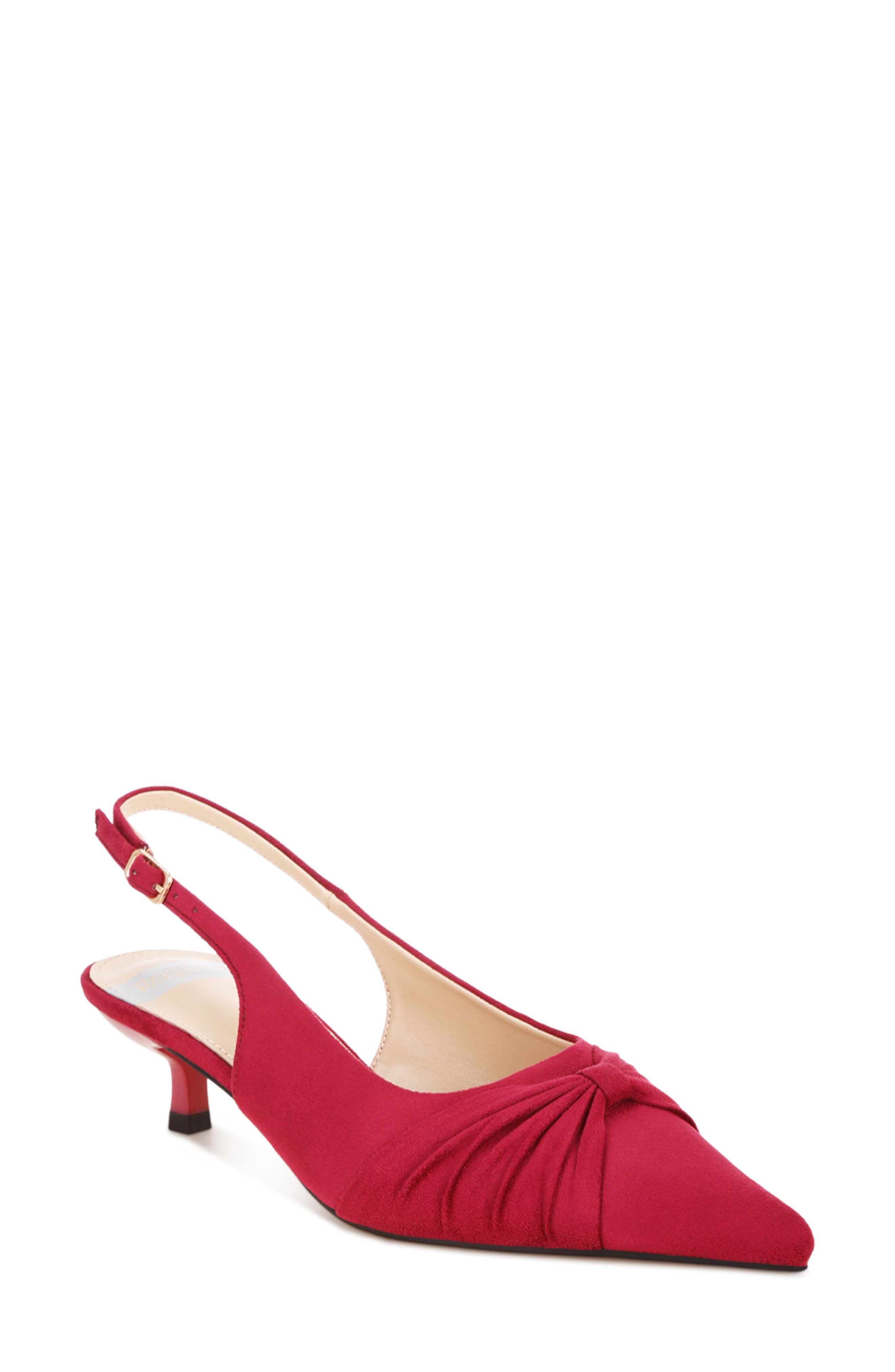 Salvia Slingback Pump, Main, color, BURGUNDY SUEDE
