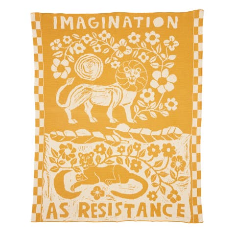 Imagination Knit Throw Blanket