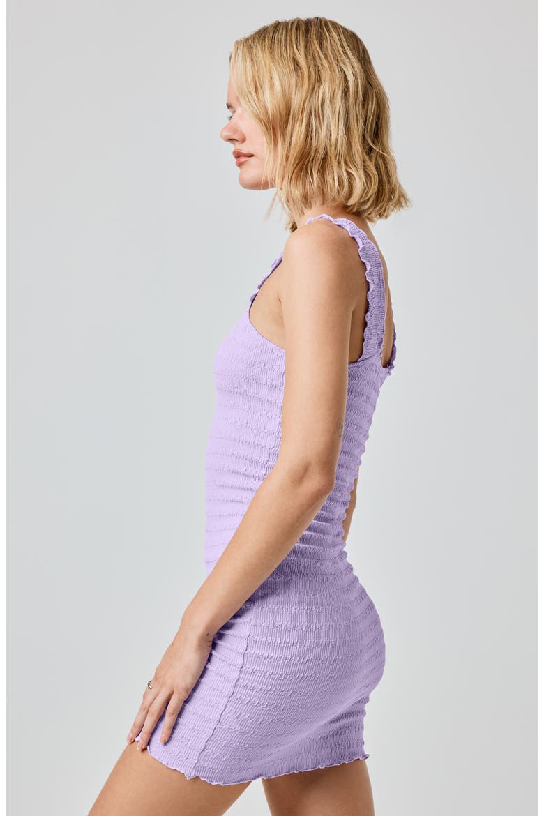 Seersucker Minidress, Alternate, color, MILLIE LAVENDER