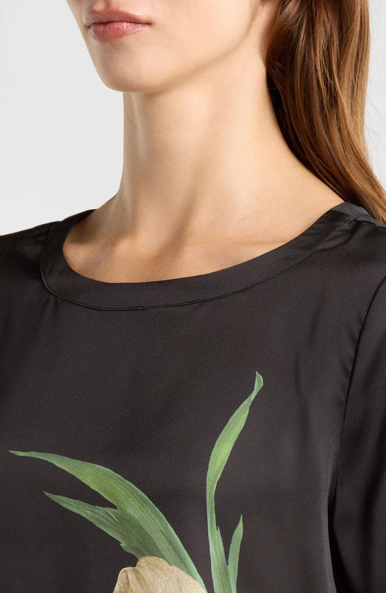 Vince Camuto Print Satin Top, Alternate, color, Arctic Wolf