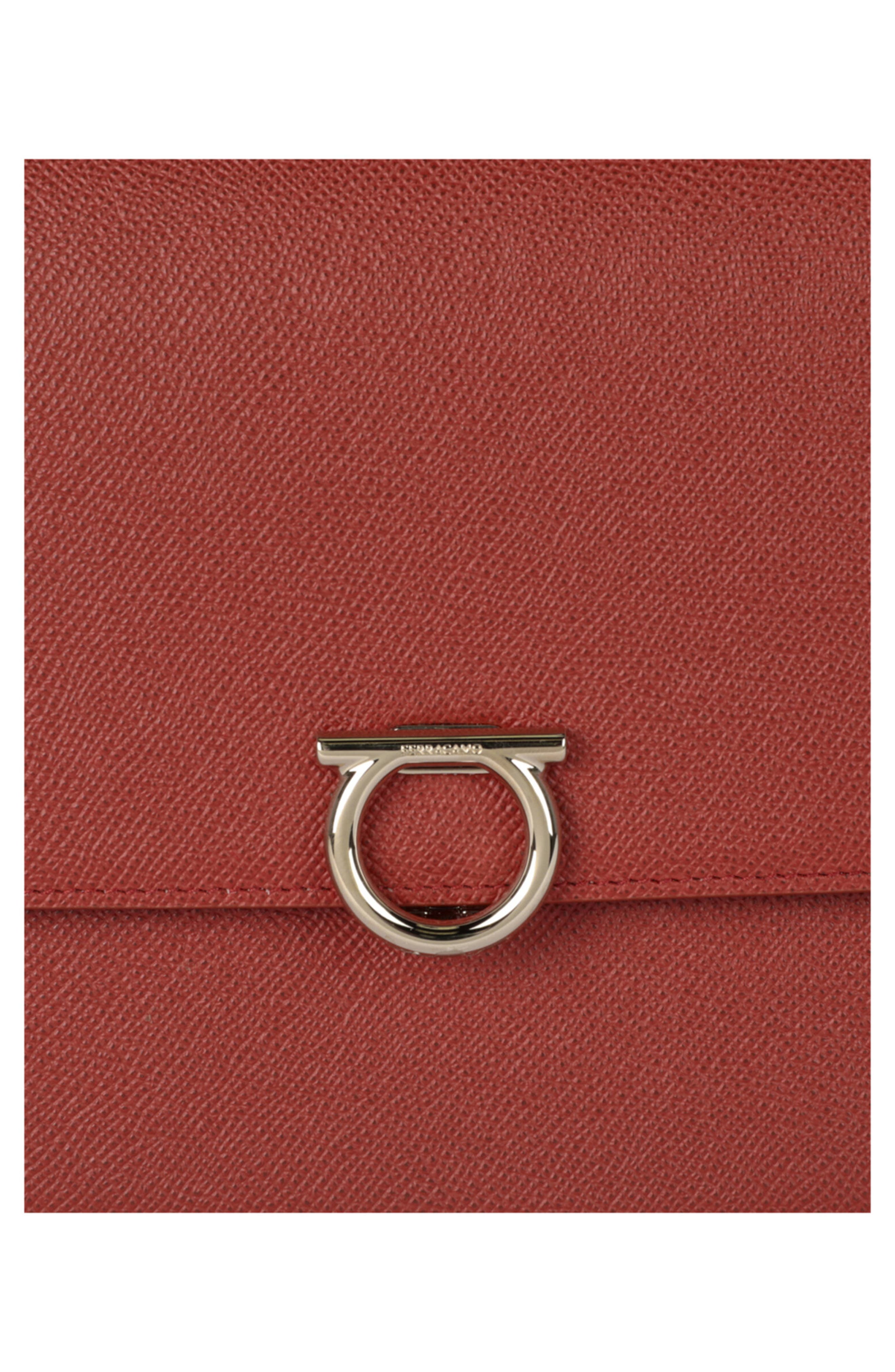 FERRAGAMO Gemini Leather Crossbody Bag, Alternate, color, 