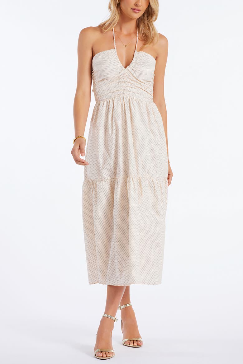 Aeries Halter Dress, Main, color, Micro Polka Dot