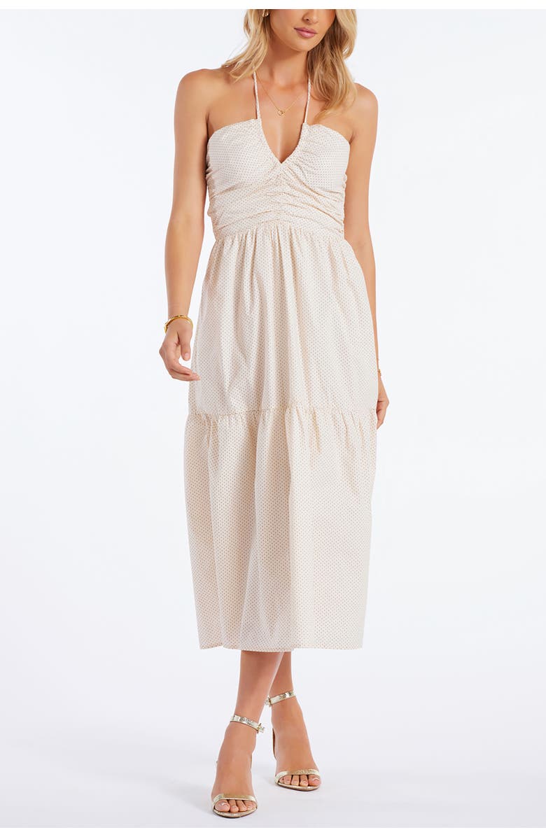 Bishop + Young Aeries Halter Dress, Main, color, Micro Polka Dot