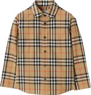 Burberry Check Cotton Flannel Shirt