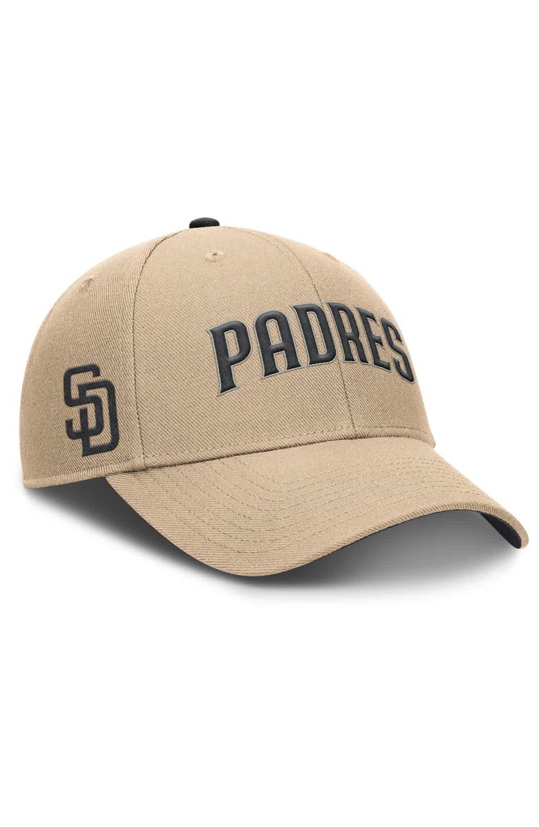 Nike Men's Nike Khaki San Diego Padres Rise Adjustable Hat, Main, color, Khaki
