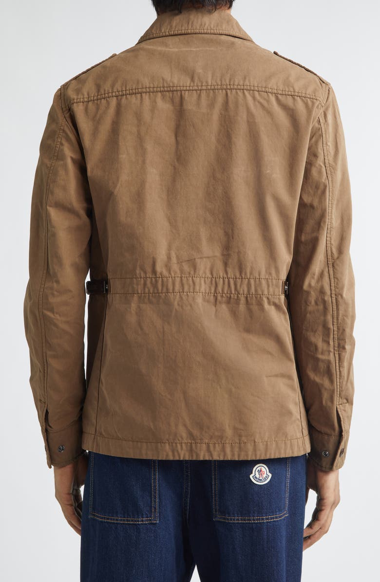 Moncler Amnicon Canvas Field Jacket, Alternate, color, Coriander