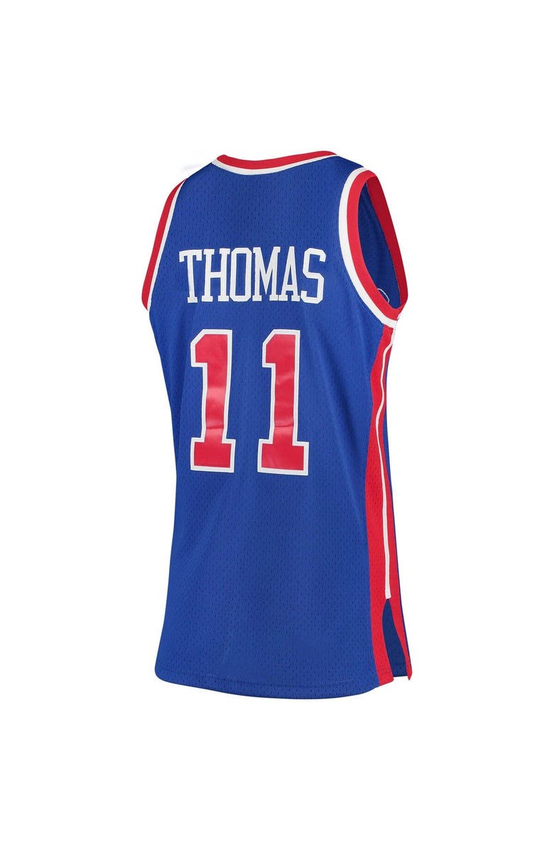 Mitchell & Ness Men's Mitchell & Ness Isiah Thomas Blue Detroit Pistons 1988/89 Hardwood Classics Swingman Jersey, Alternate, color, Blue