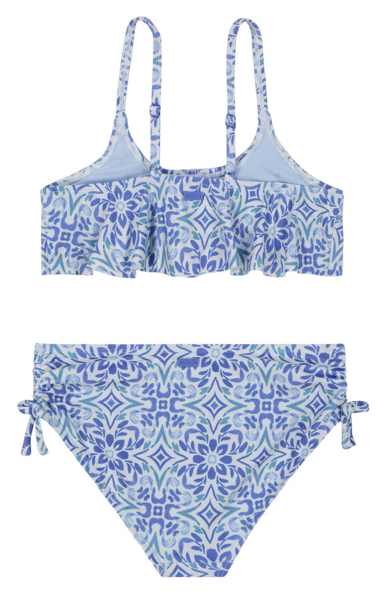 Roxy Kids' Fresco Tile Two-Piece Swimsuit, Alternate, color,