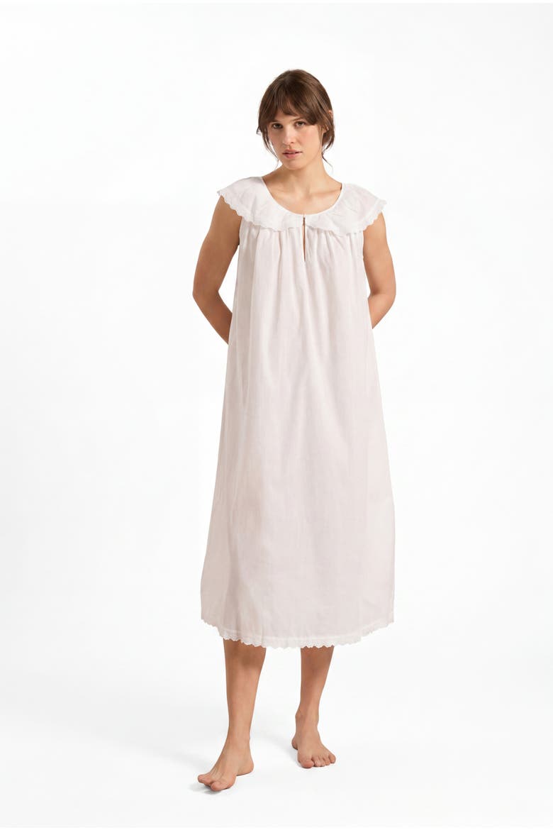 Eponine Nightdress, Main, color, White