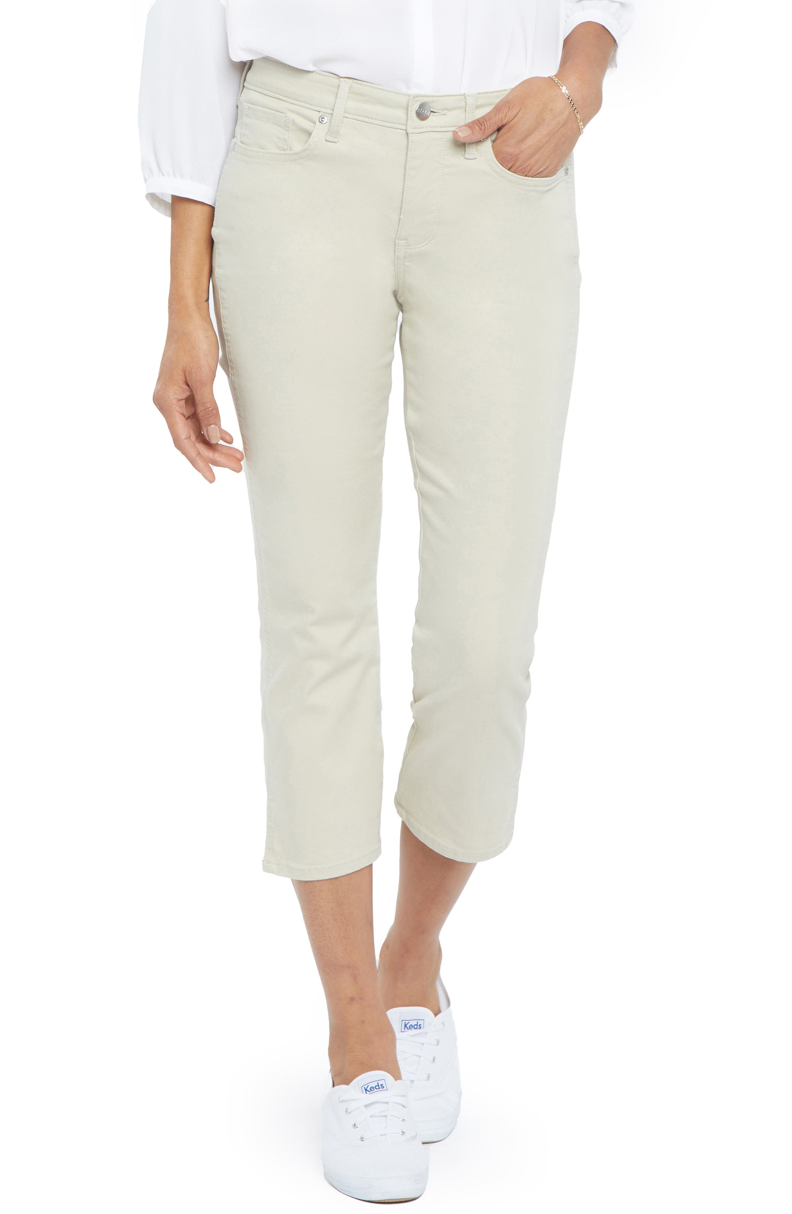 Chloe Side Slit Crop Jeans - image 3
