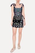 Jessie Zhao New York Swim Cover Up Skirt-Night Garden