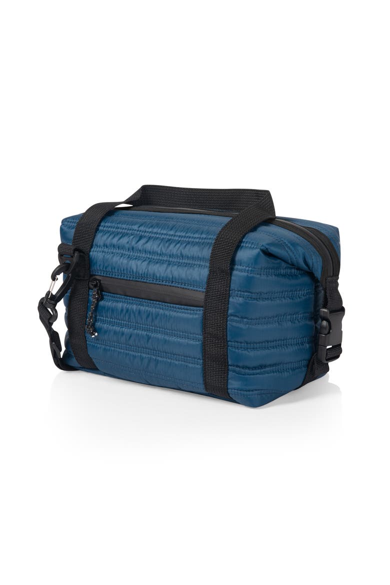 Midday Quilted Washable Insulated Lunch Bag, Main, color, Navy Blue