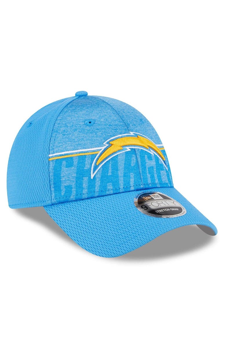 New Era Men's New Era Powder Blue Los Angeles Chargers 2023 NFL Training Camp 9FORTY Adjustable Hat, Alternate, color, 