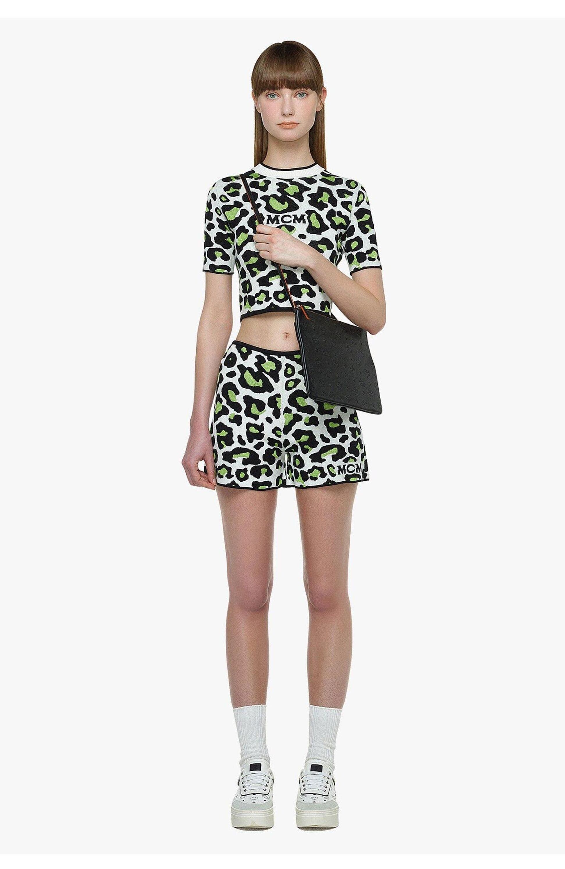 MCM Aren Crossbody Pouch in Monogram Leather, Alternate, color, 