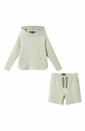 Andy & Evan Kids' 2-Piece Terry Cover-Up Hoodie & Shorts Set