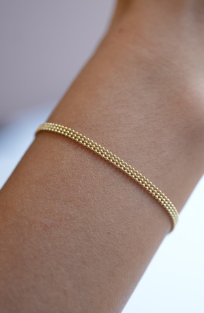 Argento Vivo Sterling Silver Delicate Ball Chain Bracelet, Alternate, color, 