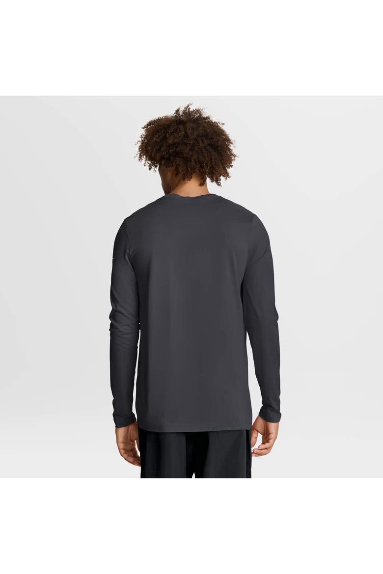 Men's Nike Anthracite Detroit Lions Primetime Legend Icon Performance Long Sleeve T-Shirt, Alternate, color, Anthracite