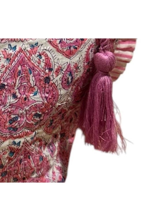 Mer St. Barth La Plage Ruffle Pouch In Pink