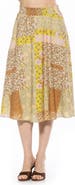Alexia Admor Kliene Floral Smocked A-Line Skirt