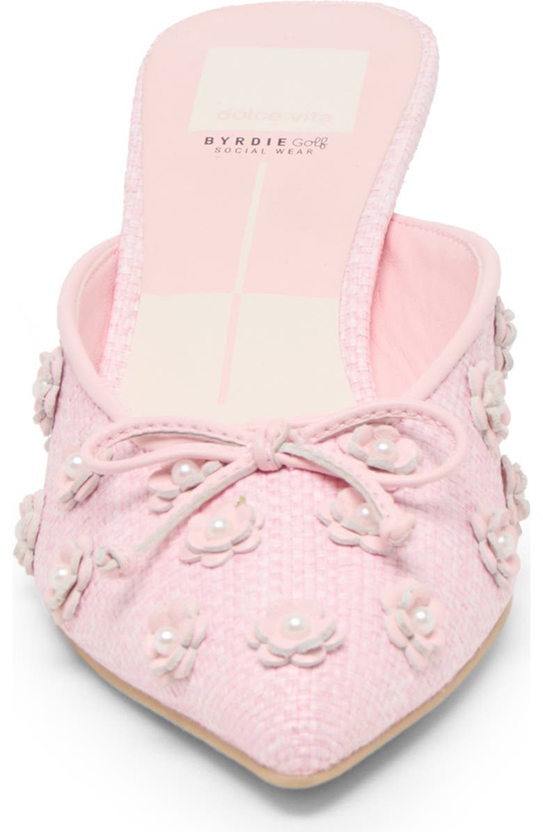 Dolce Vita Camilo Woven Pointed Toe Pump, Alternate, color, Pink