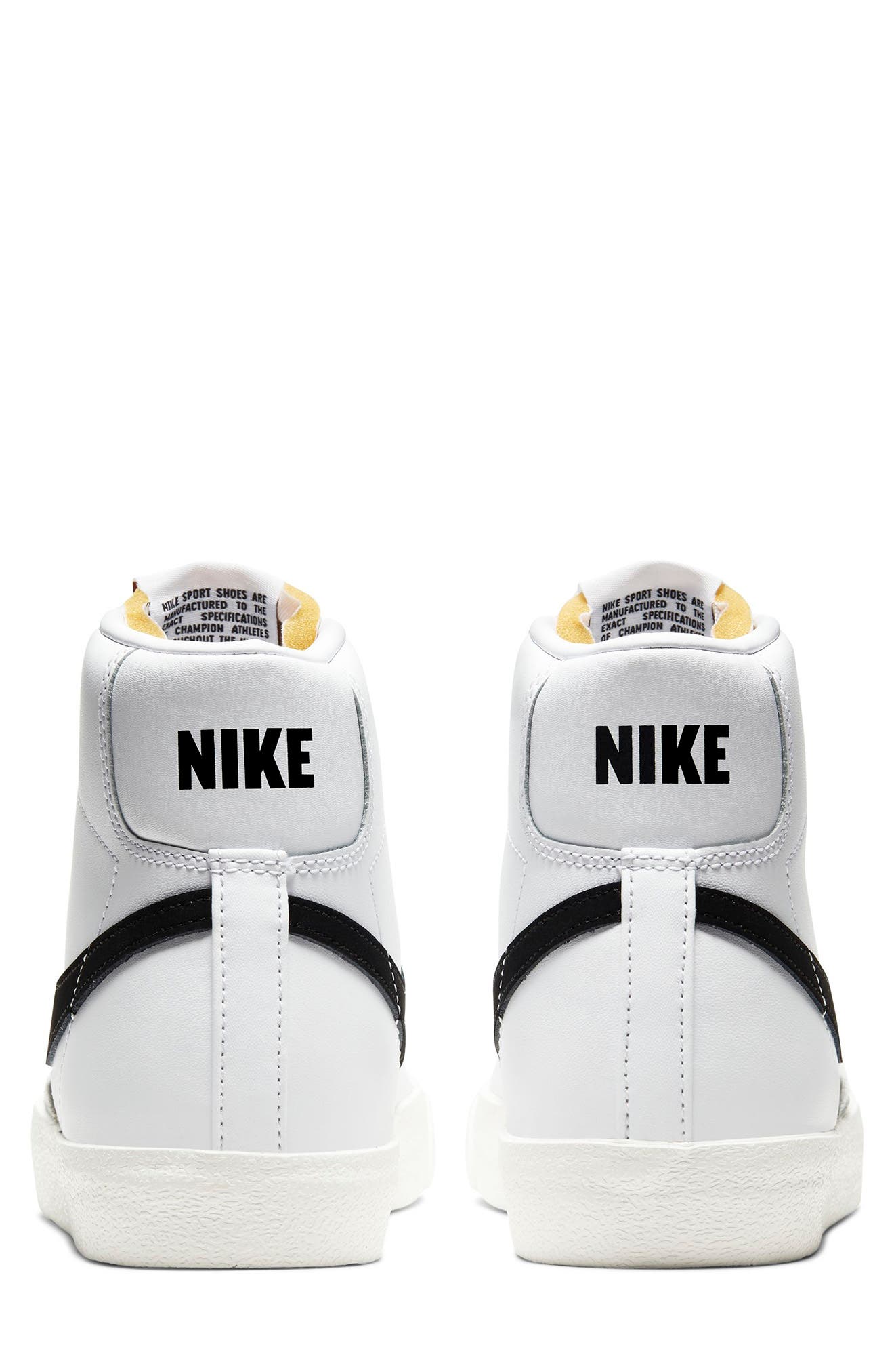 Blazer Mid '77 Sneaker, Alternate, color, 100 WHITE/BLACK