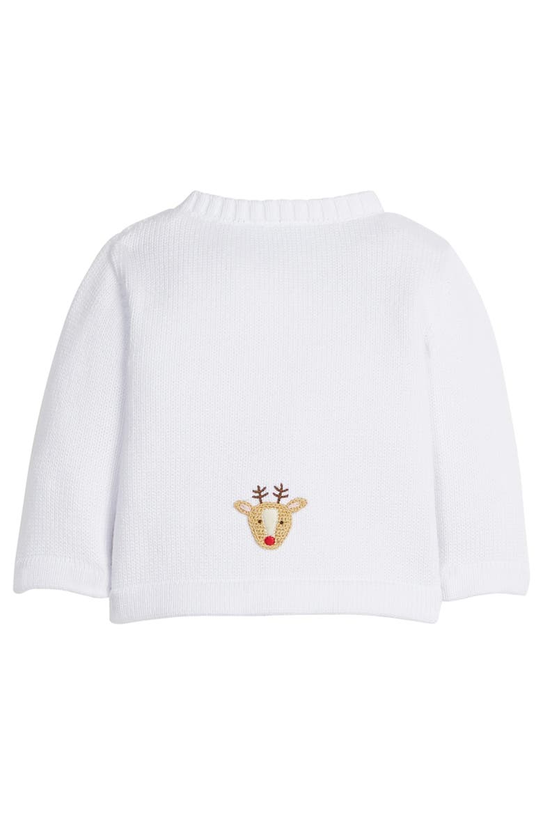 Kids' Crochet Cardigan, Alternate, color, Reindeer