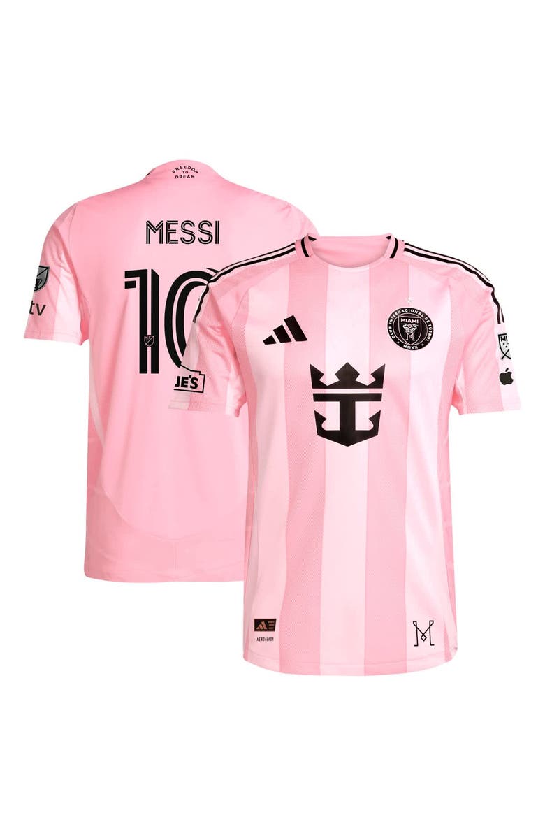 Pink Messi Jacket adidas Men's adidas Lionel Messi Pink Inter Miami CF 2025 Euforia ...