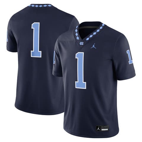 Men's Jordan Brand #1 Navy North Carolina Tar Heels Alternate Game Jersey
