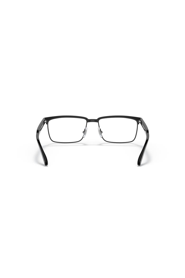 54mm Rectangle optical glasses, Alternate, color, Black