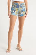 MOTHER The Tomcat Kick Fray Denim Shorts