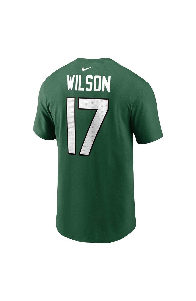 Nike Men's Nike Garrett Wilson Green New York Jets Player Name & Number T-Shirt, Alternate, color, 