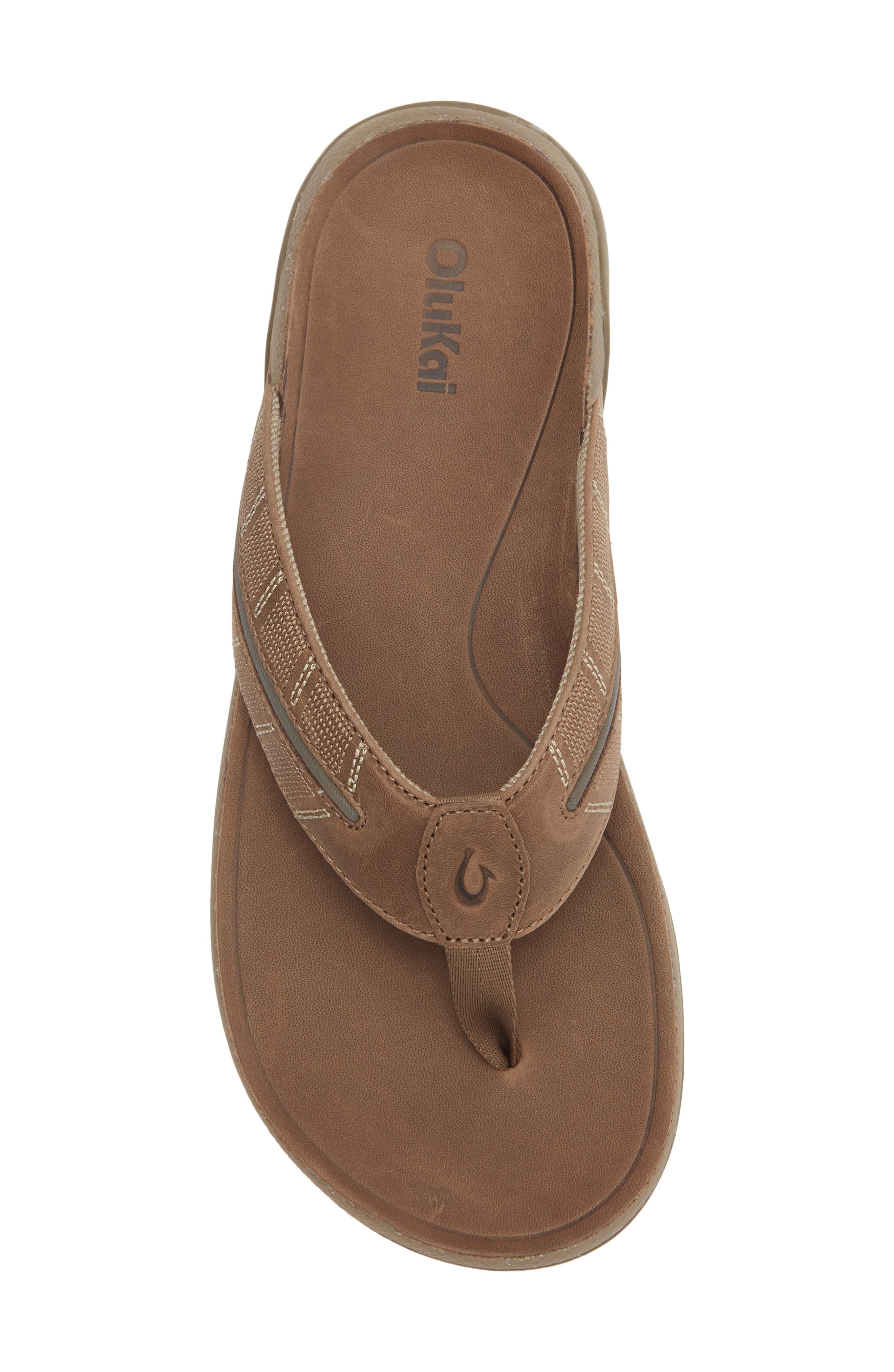 Tuahine Waterproof Flip Flop, Alternate, color, MUSTANG / MUSTANG